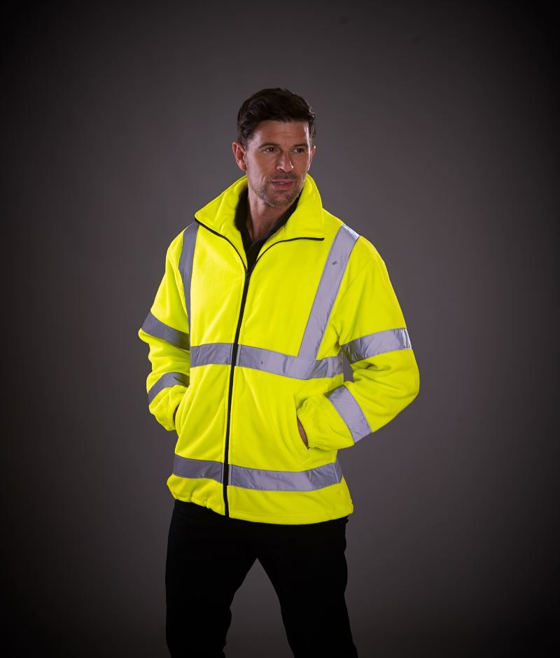 HVK 08 Hi-Vis Fleece Jacke