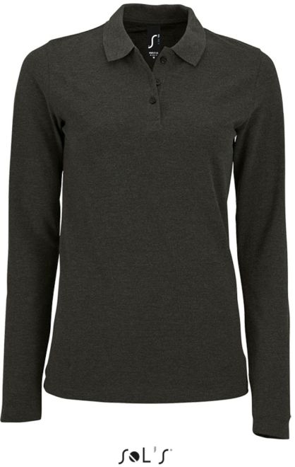 Perfect LSL Women Damen Piqué Polo langarm