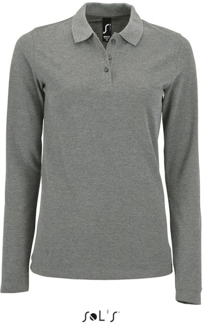 Perfect LSL Women Damen Piqué Polo langarm