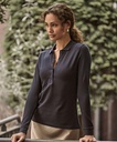TJ 146 Damen Luxus Stretch Piqué Polo langarm heavy