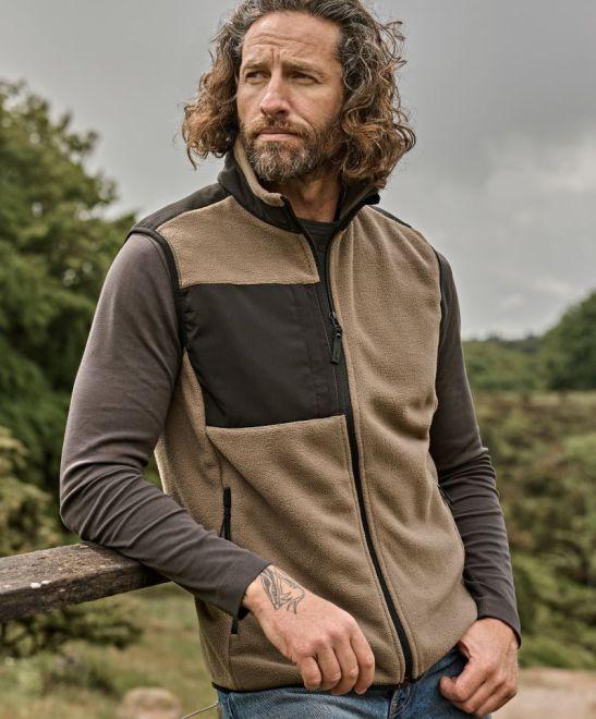 TJ 9122 Herren Fleece Bodywarmer "Mountain"