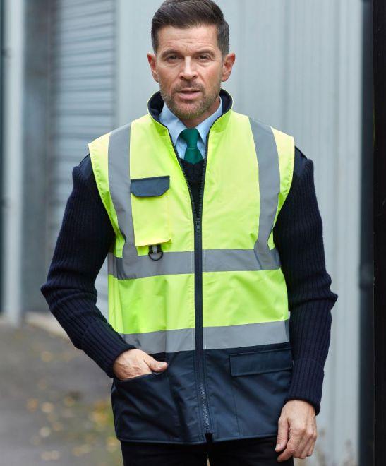 HV 005 Hi-Vis Wattierter Bodywarmer