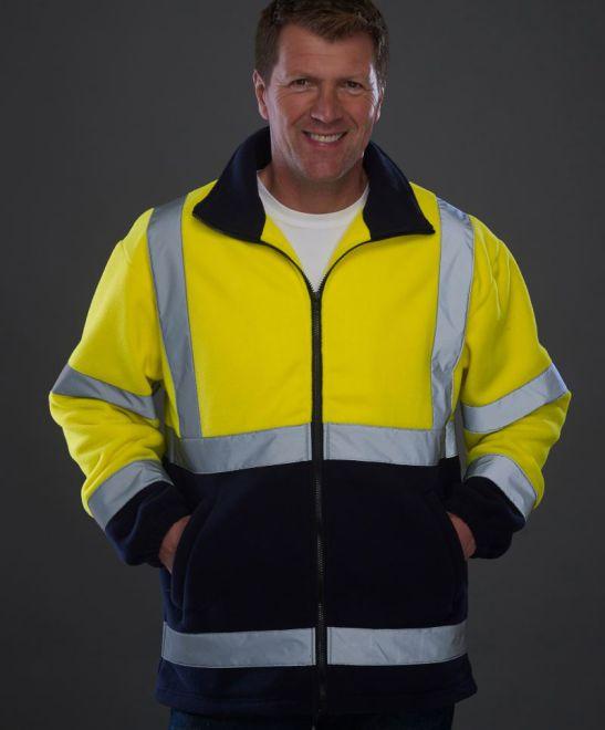 HVK 08 Hi-Vis Fleece Jacke