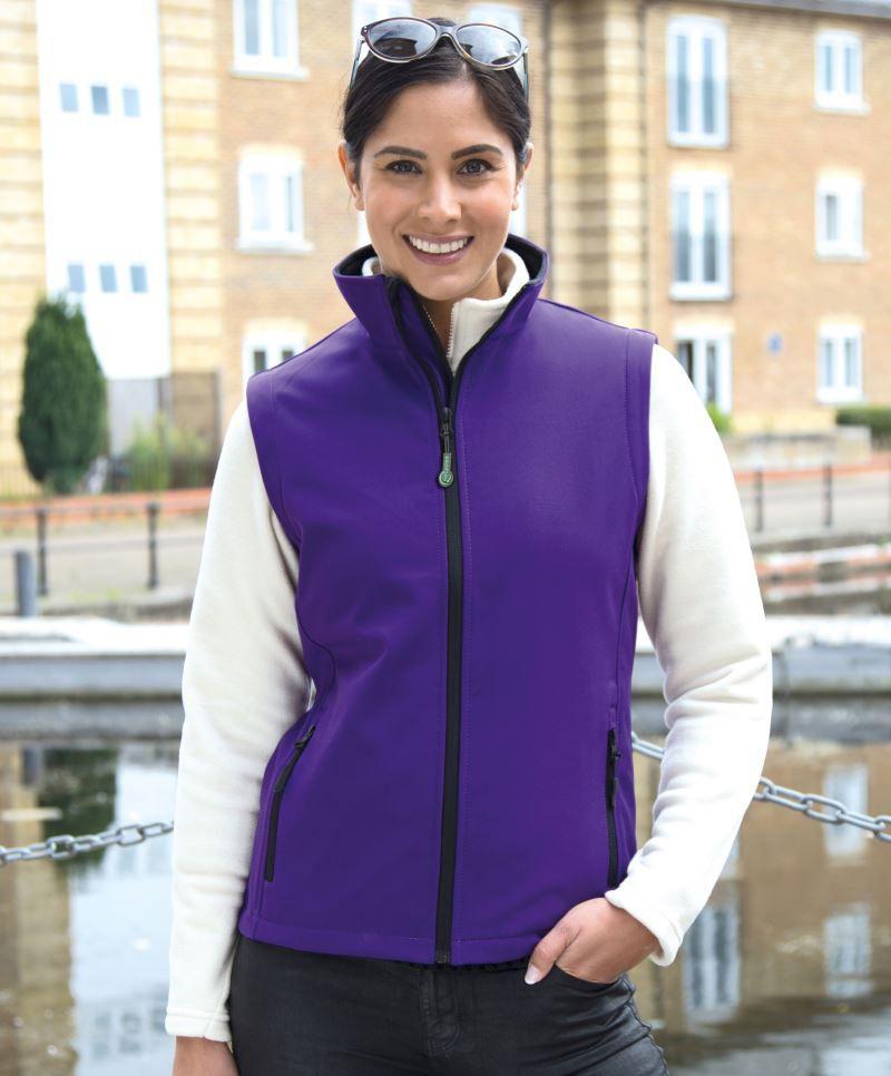 R 232F Damen 2-Lagen Softshell Gilet "Printable"